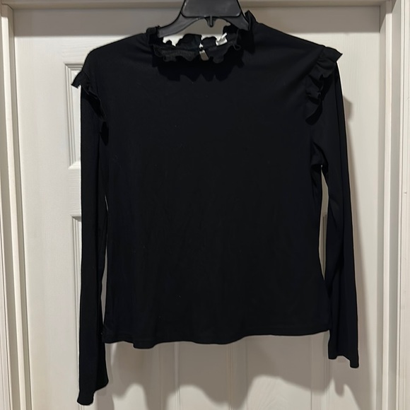 Ladies XL Black Top - Picture 1 of 8